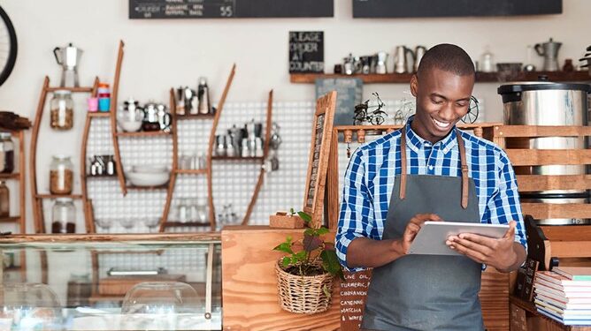 business intelligence tool for Nigerian SMEs showing sales and profit reports on WhatsApp